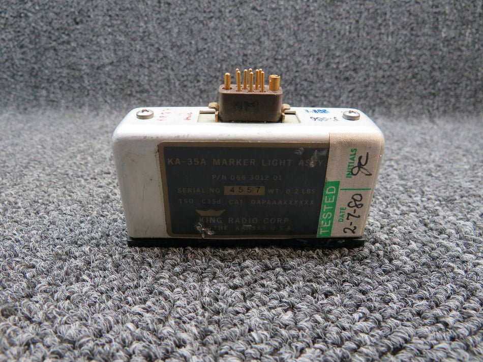 066-3012-01 King Radio KA-35A Marker Light Assembly (C20)