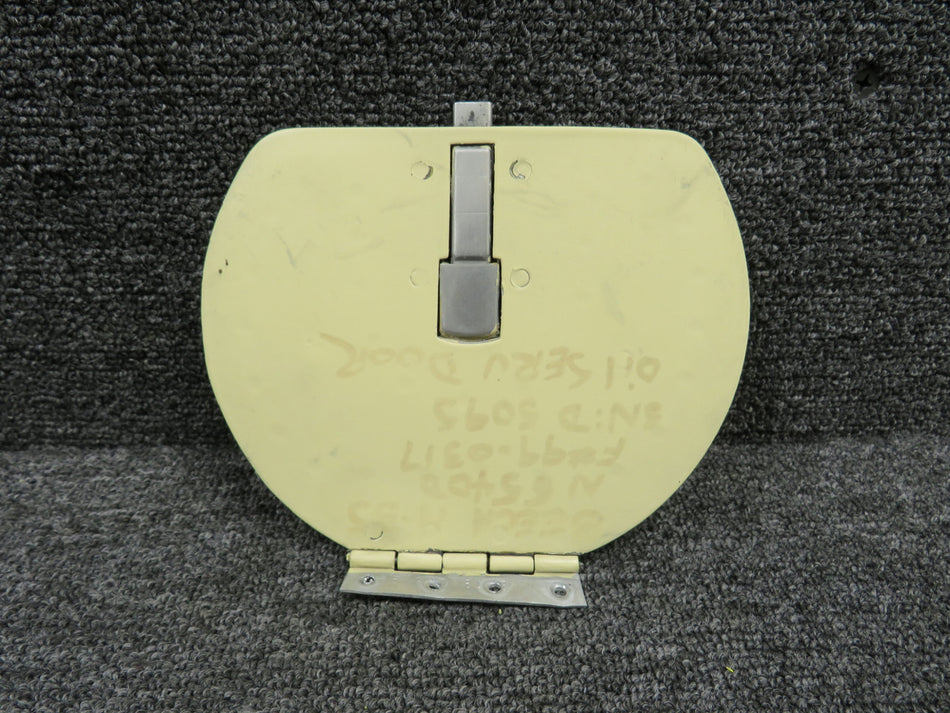 35-910160-50 Beechcraft H35 Oil Level Access Door (Damaged Latch Spring)