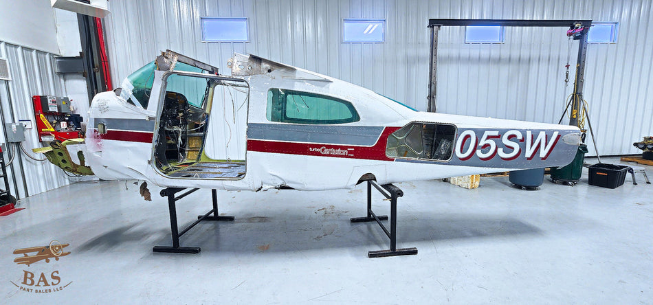 Cessna T210L Fuselage with Data Tag, Airworthiness, Bill of Sale, and Logs