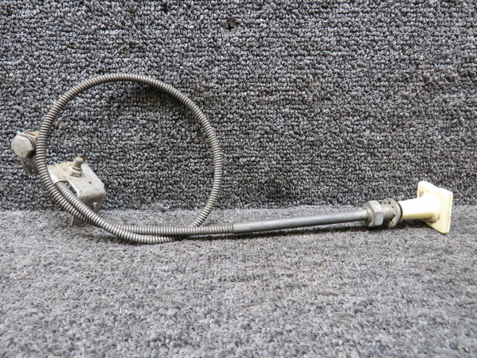 S1517-10 (Use: S1517-7) Cessna 210L Fuel Strainer Control Cable (Length: 20”)