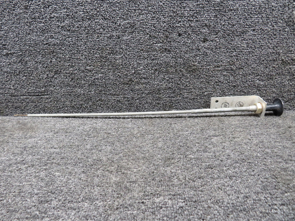 S1239-54 (Use: S1230-5) Cessna 177RG Fuel Drain Control Cable (Length: 15”)