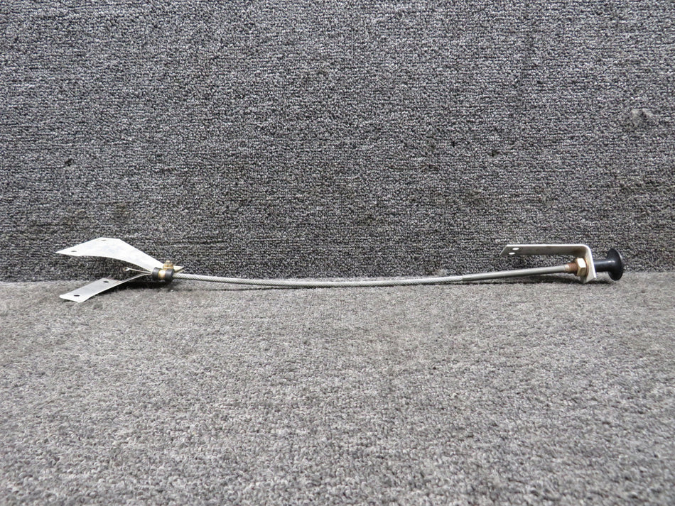 S1239-54 (Use: S1230-5) Cessna 177RG Fuel Drain Control Cable with Bracket