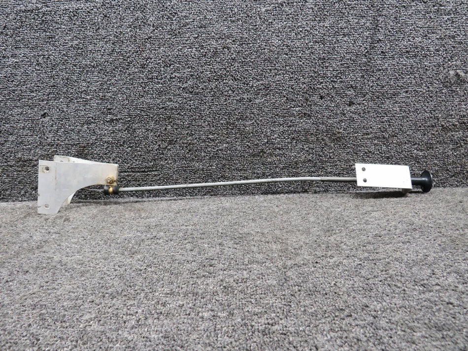 S1239-54 (Use: S1230-5) Cessna 177RG Fuel Drain Control Cable with Bracket