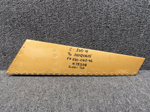 0831002-5 Cessna C-310Q Rudder Tab Assembly (Gold)