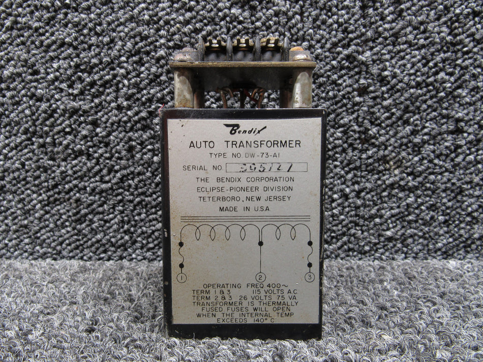 DW-73-A1 Gulfstream G-1 Bendix Auto Transformer