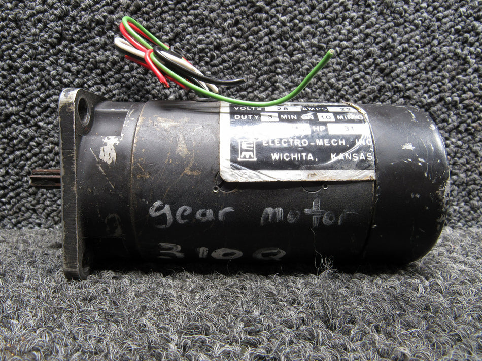 9910002-3 Cessna Electro Mech Landing Gear Actuator Motor (28V) (22A)