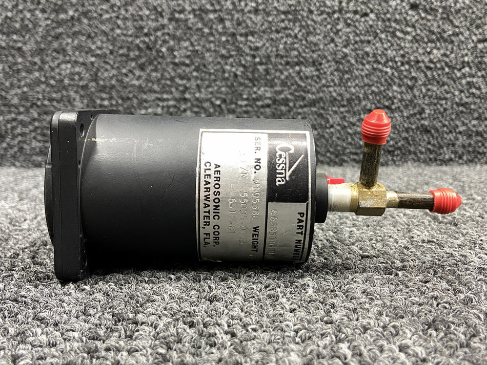 55035-0125 (Alt: C668516-0101) Aerosonic Altitude Differential Pressure Gauge
