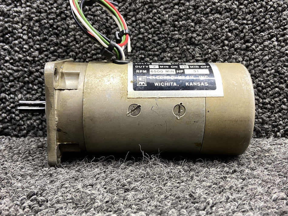 9910002-3 Electro-Mech Landing Gear Motor Assembly (28V, 22A, 6500 RPM)
