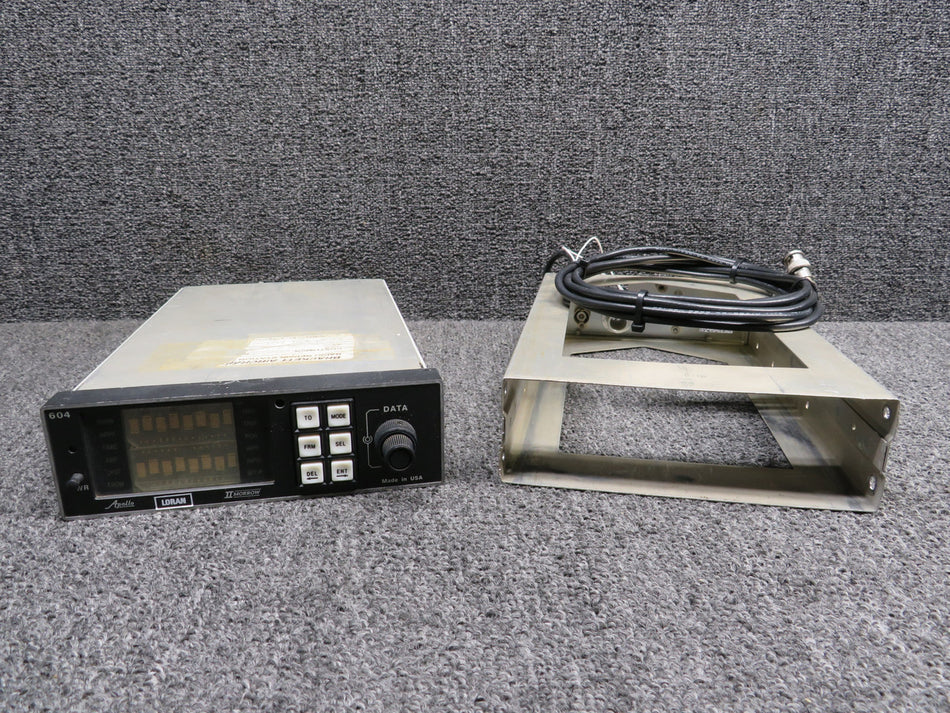 430-0166-013 Apollo II Morrow 604 Loran Nav Unit with Tray, Flybrary