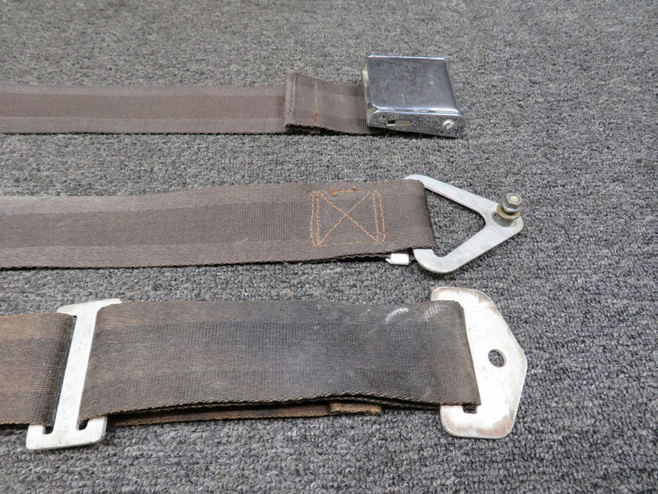 S-1746-PP-39 Cessna Aircraft Seatbelt Assembly with Shoulder Harness (Rust)