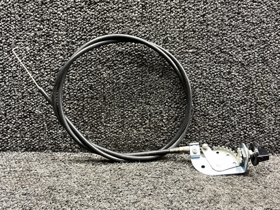 5117239-2 (Alt: 5117239-60) Cessna 340A Cabin Pressure Heat Control Cable w Knob