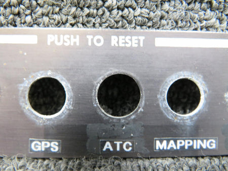 Beechcraft Parts 35-324439 Beechcraft 33A Lower Subpanel Circuit Breaker Plate RH