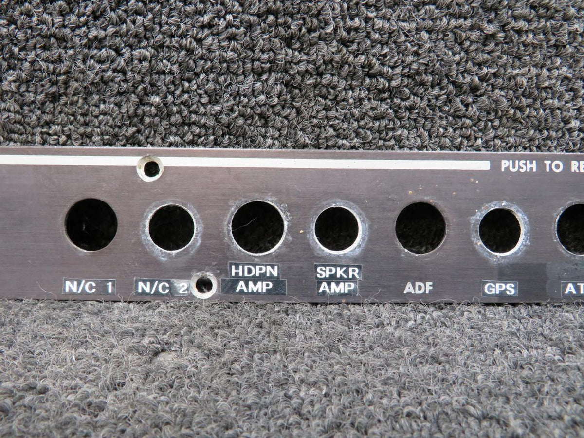 Beechcraft Parts 35-324439 Beechcraft 33A Lower Subpanel Circuit Breaker Plate RH