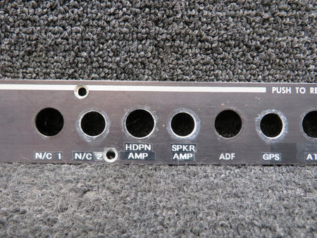 Beechcraft Parts 35-324439 Beechcraft 33A Lower Subpanel Circuit Breaker Plate RH