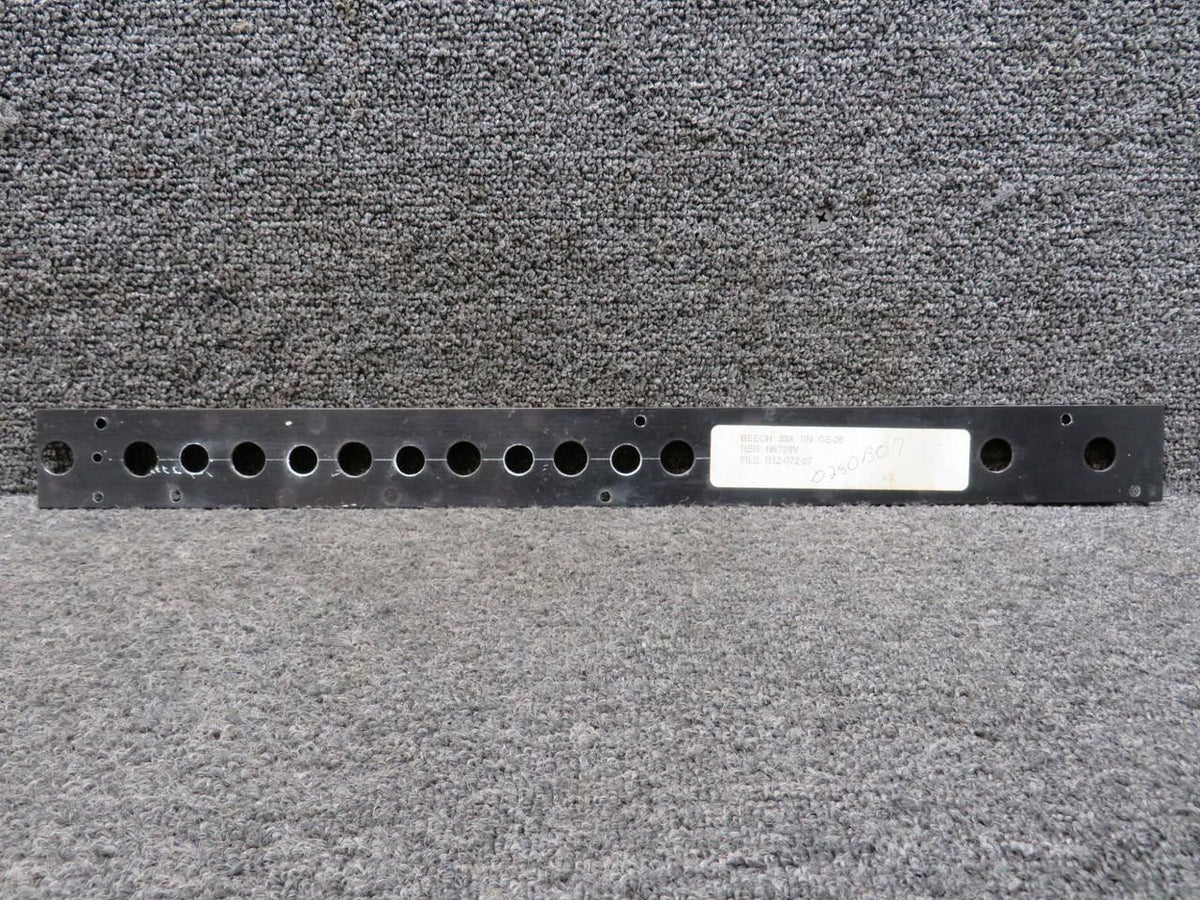 Beechcraft Parts 35-324439 Beechcraft 33A Lower Subpanel Circuit Breaker Plate RH