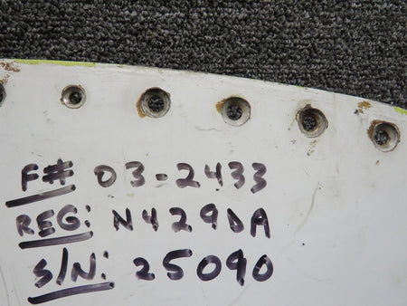 Hawker 25W53191-13A Hawker HS-125-1B Fuel Tank Access Plate Assembly