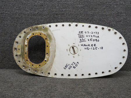 Hawker 25W53191-13A Hawker HS-125-1B Fuel Tank Access Plate Assembly