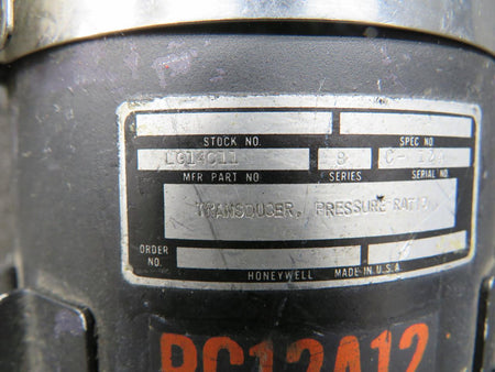Honeywell LG14C11 Honeywell Pressure Ratio Transducer Assembly with Mount