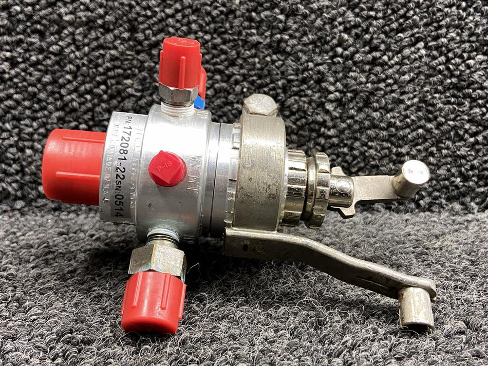 HPE Co 172081-22 (Alt: C166001-0819) HPE Oxygen Bottle Regulator Assembly