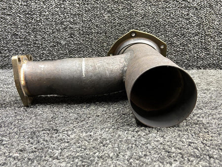 Continental Motors  9910295-22 (Use: 9910295-38) Continental Aft Exhaust Riser RH with Probe Hole