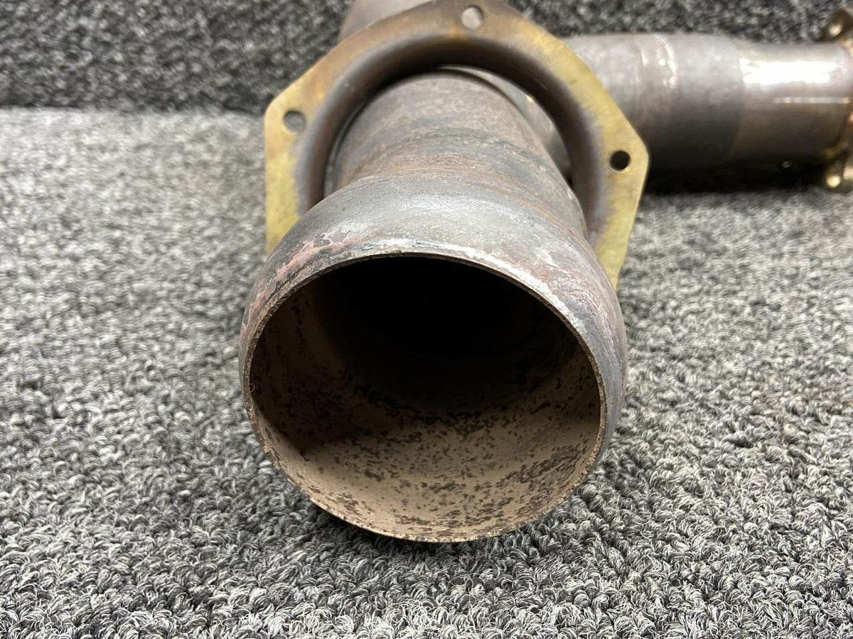 Continental Motors  9910295-22 (Use: 9910295-38) Continental Aft Exhaust Riser RH with Probe Hole