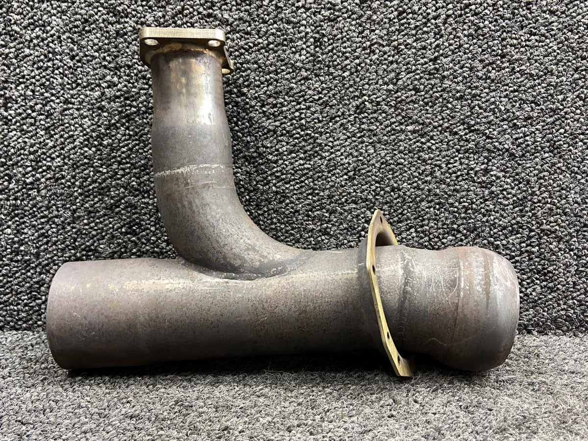 Continental Motors  9910295-22 (Use: 9910295-38) Continental Aft Exhaust Riser RH with Probe Hole