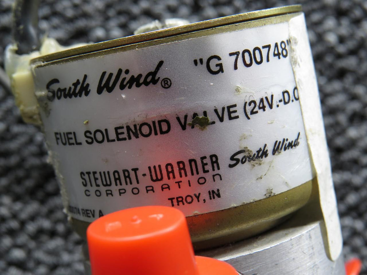 South Wind G-700748 Cessna South Wind Fuel Solenoid Valve (24V)