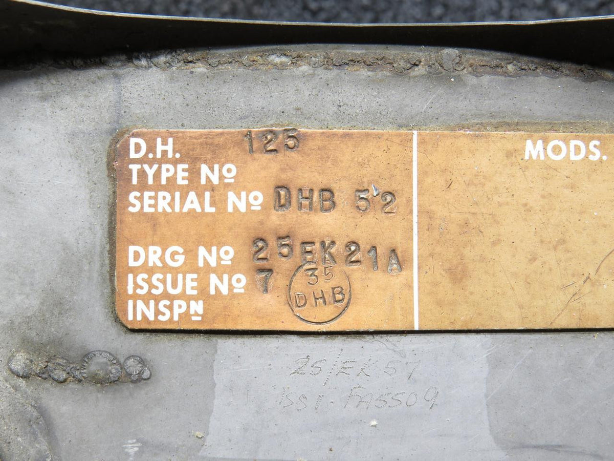 Hawker DH-125-1A Tank Drain Assembly