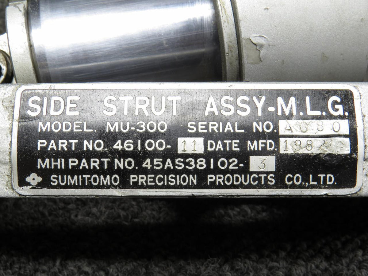 Mitsubishi 46100-11 (Alt: 45AS38102-3) Mitsubishi MLG Side Strut Assembly with Cylinder