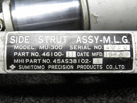 Mitsubishi 46100-11 (Alt: 45AS38102-3) Mitsubishi MLG Side Strut Assembly with Cylinder