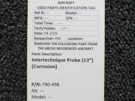 Intertechnique 790-498 Intertechnique Probe (13”) (Corrosion)