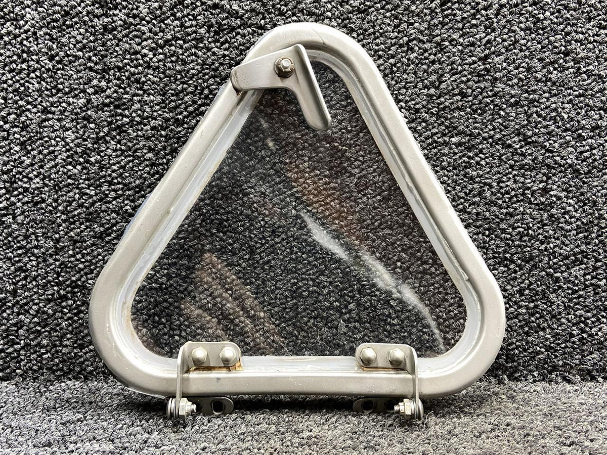 Cessna Aircraft Parts 5311277-4, 5311278-5 Cessna 340A Storm Window Assembly RH with Hinges & Latch