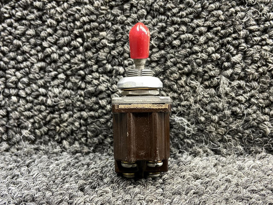 Cessna Aircraft Parts 8501K4 (Alt: MS24524-23) Cessna 340A Dual Toggle Switch with Red Cap