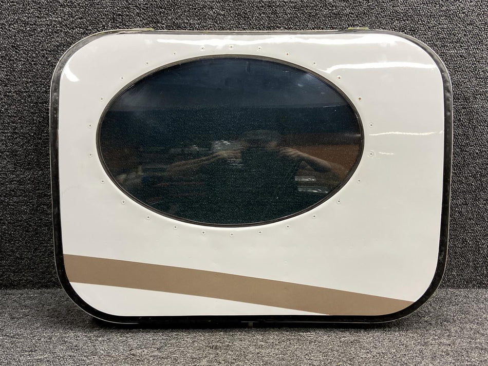 Cessna Aircraft Parts 5311250-2 Cessna 340A Emergency Exit Door Structure (No Interior Panel, White)