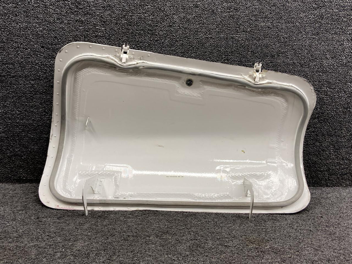 Cessna Aircraft Parts 5313065-58 Cessna 340A Forward Baggage Door Structure RH w Hinges, Latch (White)