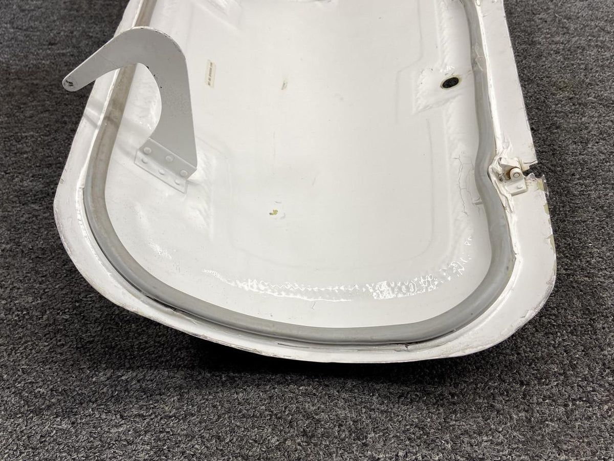Cessna Aircraft Parts 5313065-58 Cessna 340A Forward Baggage Door Structure RH w Hinges, Latch (White)