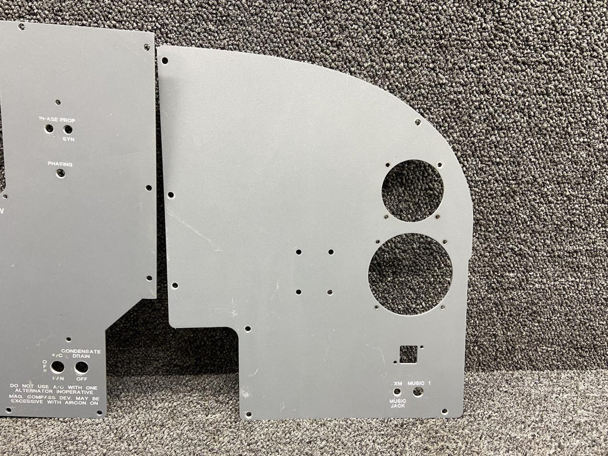 Cessna Aircraft Parts 5314106-5, 5314107-5 Cessna 340A Instrument Panel Structure Set (LH, Center, RH)