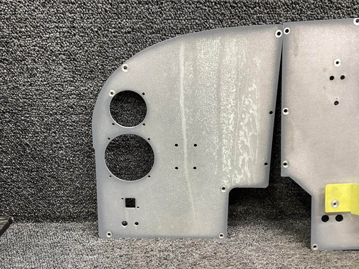 Cessna Aircraft Parts 5314106-5, 5314107-5 Cessna 340A Instrument Panel Structure Set (LH, Center, RH)