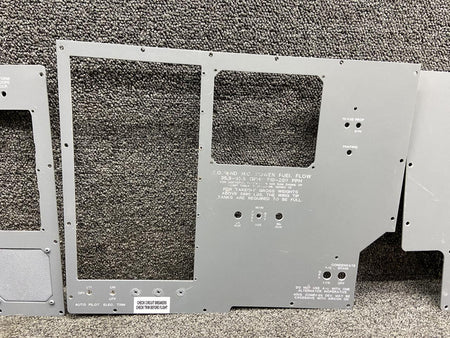 Cessna Aircraft Parts 5314106-5, 5314107-5 Cessna 340A Instrument Panel Structure Set (LH, Center, RH)