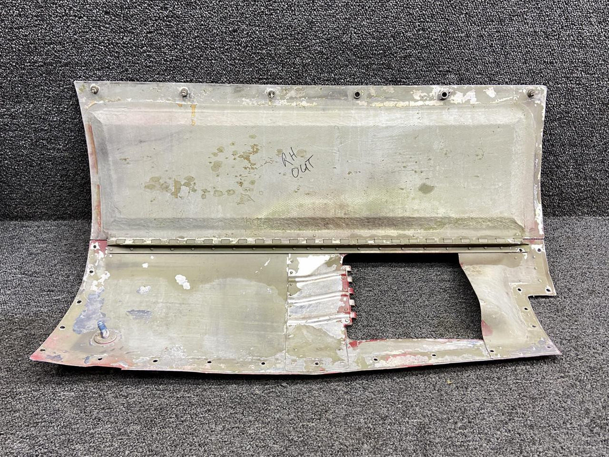 Cessna Aircraft Parts 0851164-205, 0851170-225 Cessna 340A Outboard Engine Side Cowling RH (Colored)