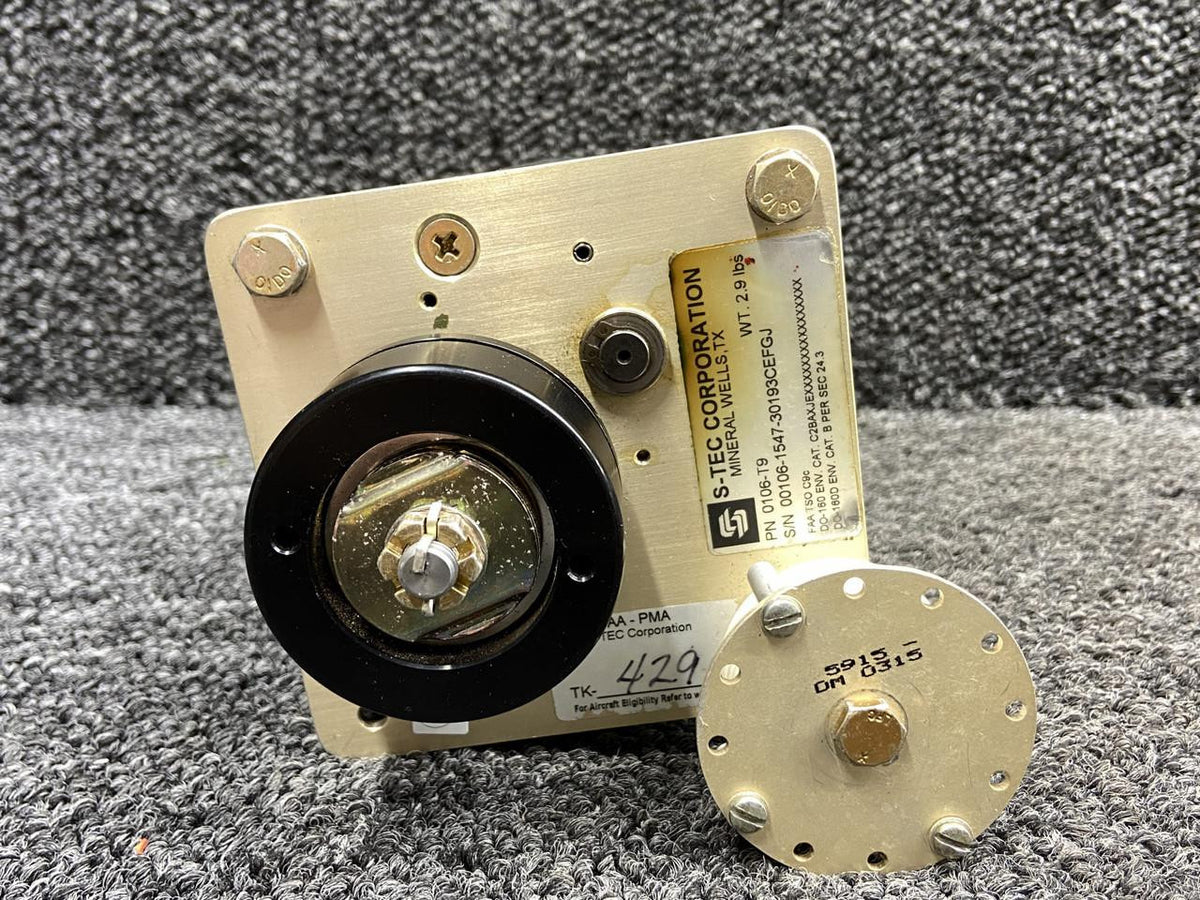 S-Tec Aviation Parts 0106-T9 S-Tec Autopilot Trim Servo Assembly (Minus Cable & Cable Guard)
