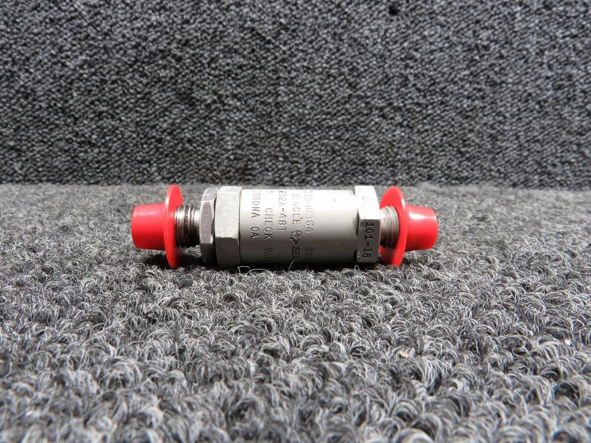 Circle Seal 232A-4BT (ALT:101-389011-6) Circle Seal Check Valve PSI: 3000