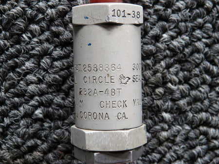 Circle Seal 232A-4BT (ALT:101-389011-6) Circle Seal Check Valve PSI: 3000