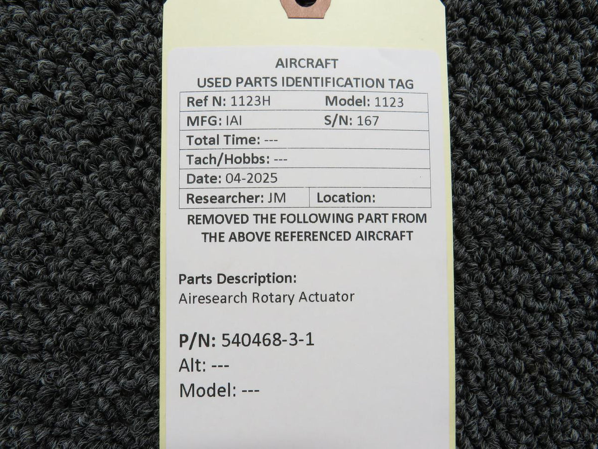 Airesearch 540468-3-1 Airesearch Rotary Actuator