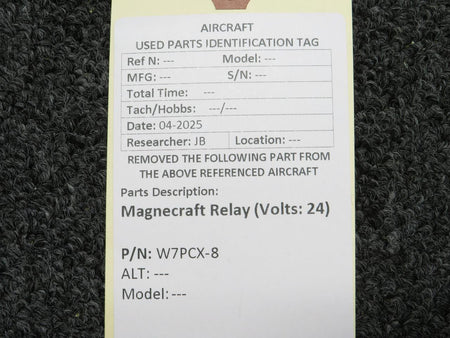 Magnecraft W7PCX-8 Magnecraft Relay (Volts: 24)