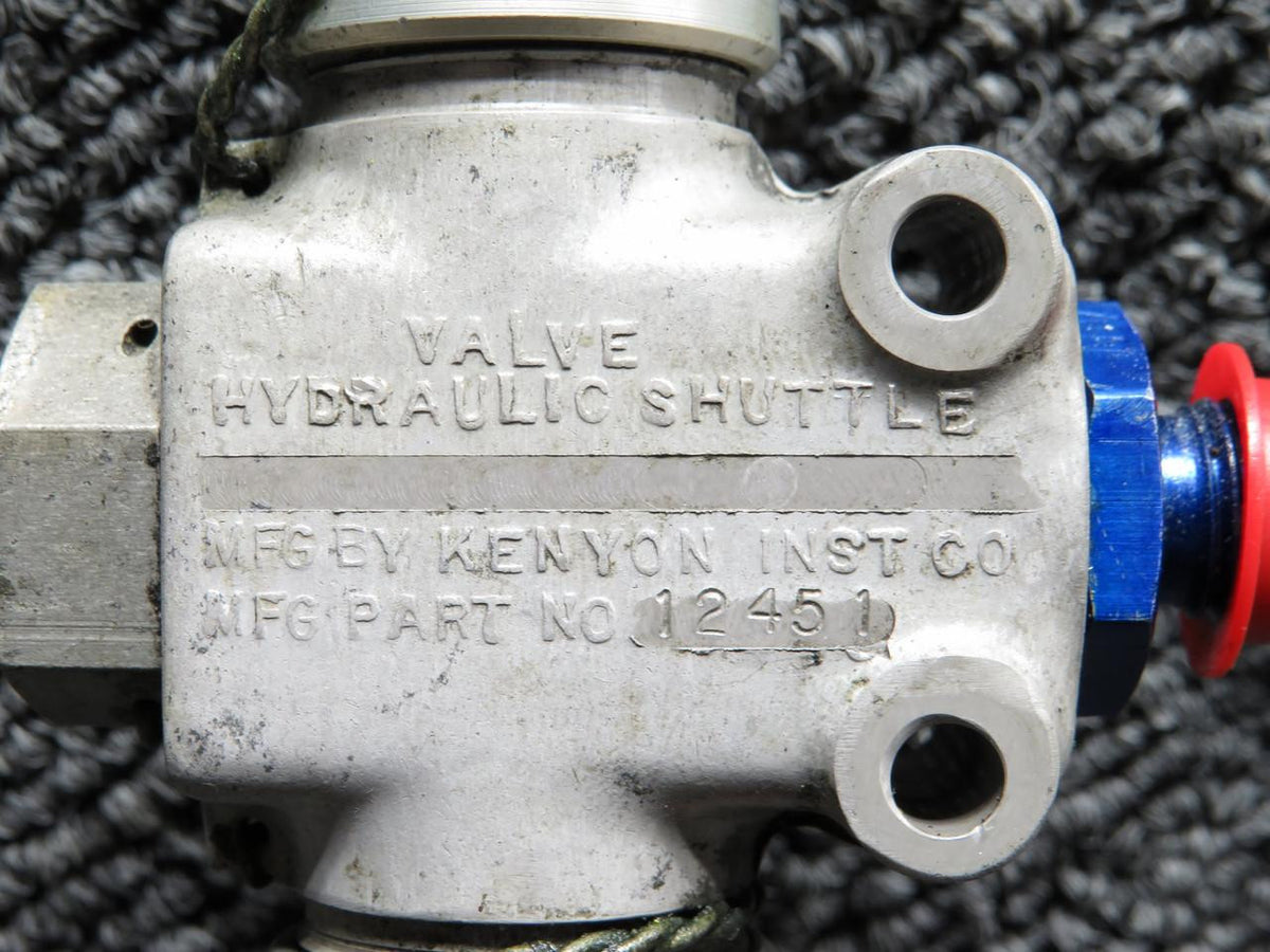 kenyon 12451 Kenyon Hydraulic Shuttle Valve Assembly