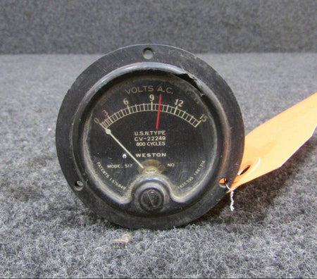 517 Weston Volts AC Indicator BAS Part Sales | Airplane Parts