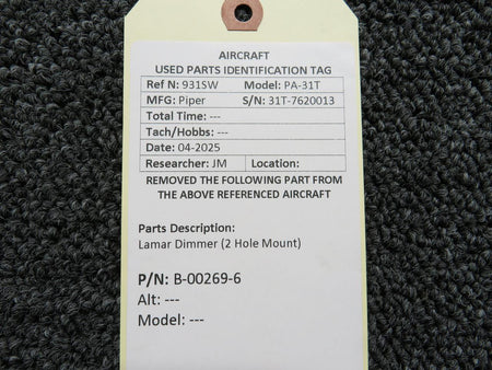 lamar B-00269-6 Lamar Dimmer (2 Hole Mount)
