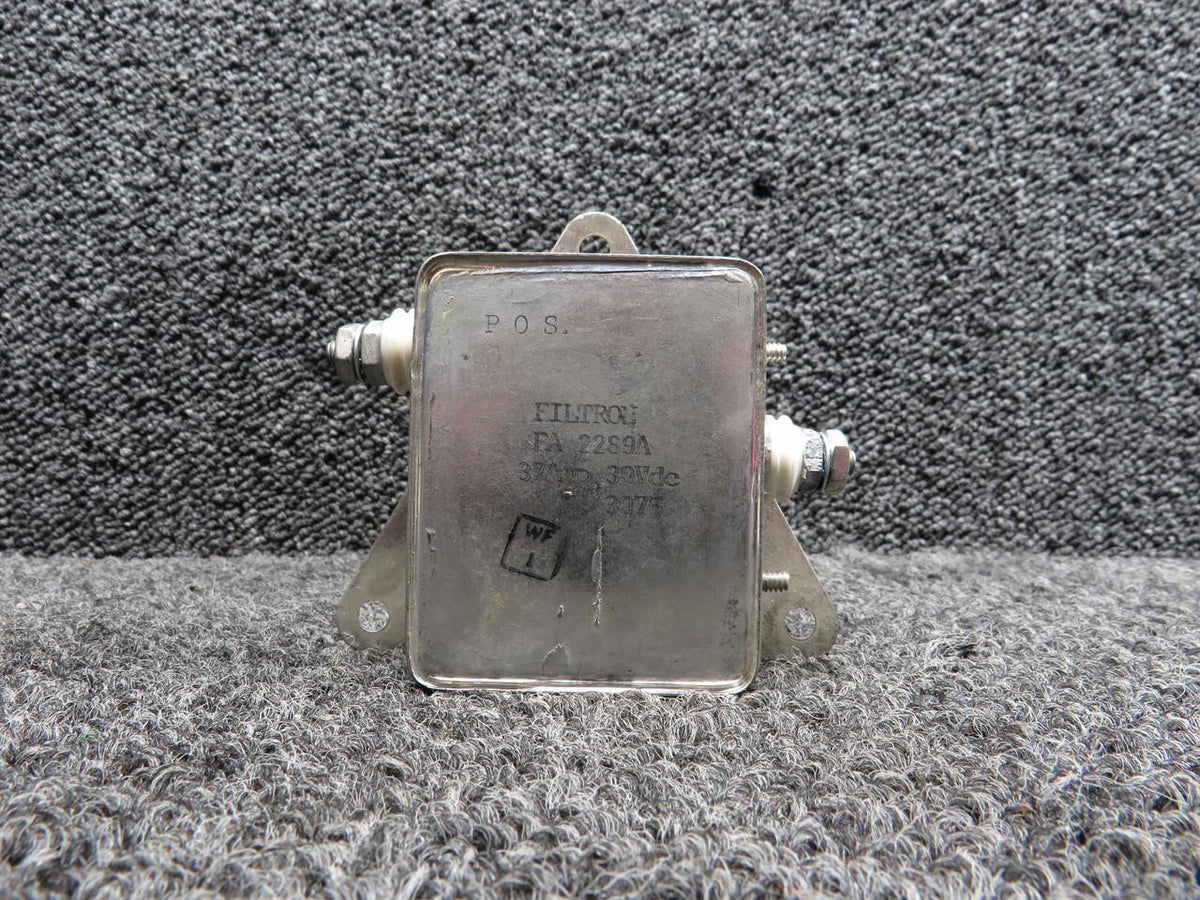 No Brand FA-2289A Filtron Auxiliary Boost Pump EMI-RFI Filter (New Old Stock)