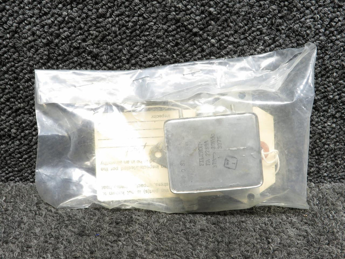 No Brand FA-2289A Filtron Auxiliary Boost Pump EMI-RFI Filter (New Old Stock)